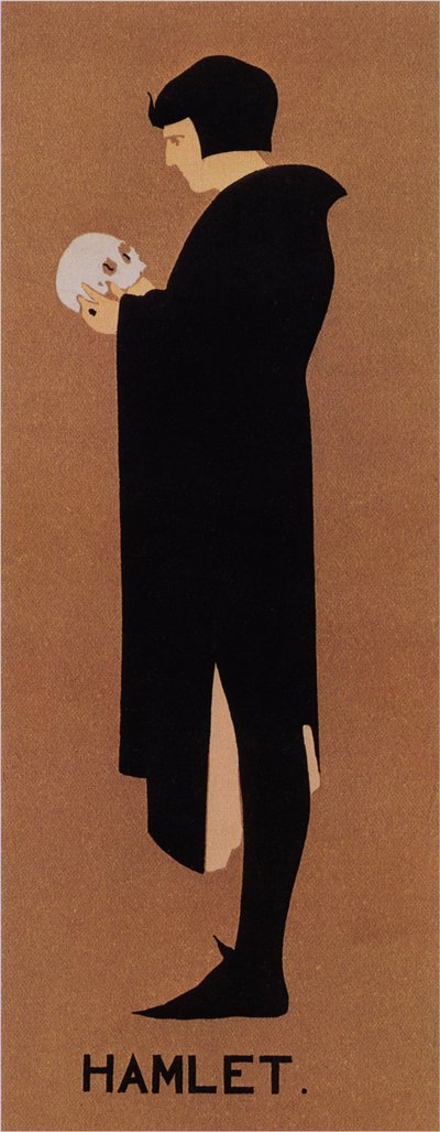 ハムレット、1894 作： Sir William Nicholson
