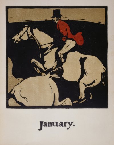 競馬 作： Sir William Nicholson