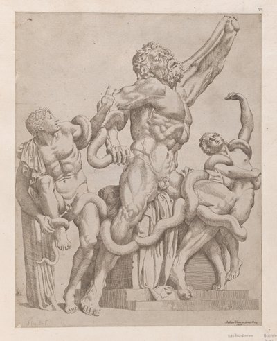 ローマの素晴らしさの鏡: Laocoon, 1561., 1561. 作： Sisto Badalocchio