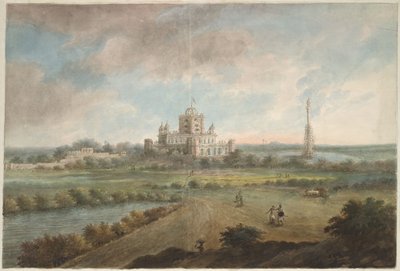 ラクナウの公園内にあるクロード・マルタン将軍の邸宅コンスタンティア 作： Sita Ram