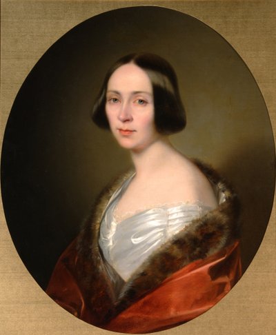 伯爵夫人ルイーズトロフィモヴナゴリツィナ1810〜1887年の肖像、バラノヴァ、1840年代初頭 作： Sándor Kozina