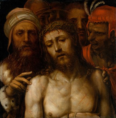 キリストは人々に贈られたEcce Homo、ca. 1540-49。 作： Sodoma
