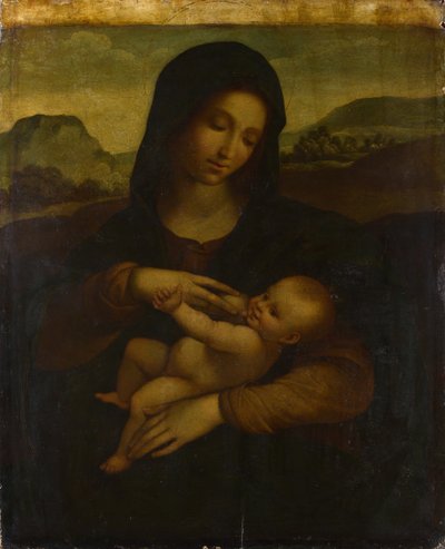 マドンナと子供、c。 1520 作： Sodoma