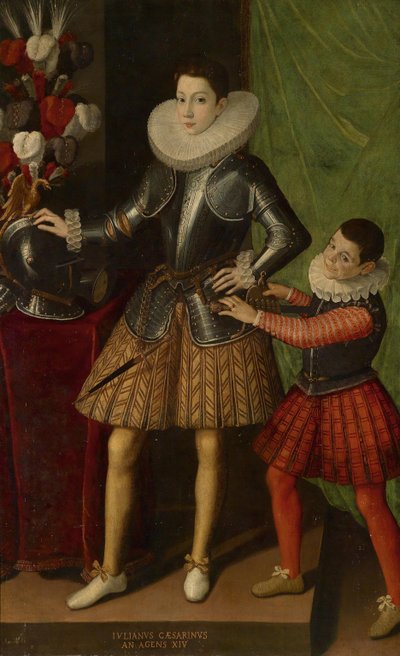 ジュリアーノ・チェザリーニ・ザ・ヤンガー1466-1510、14歳、1586年頃 作： Sofonisba Anguissola