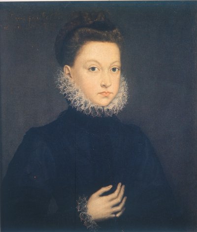 Infantin Isabella Clara Eugenia 作： Sofonisba Anguissola