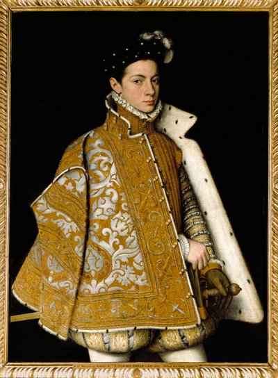 アレクサンドル・ファルネーゼの肖像（アレッサンドロ・ファルネーゼ 作： Sofonisba Anguissola