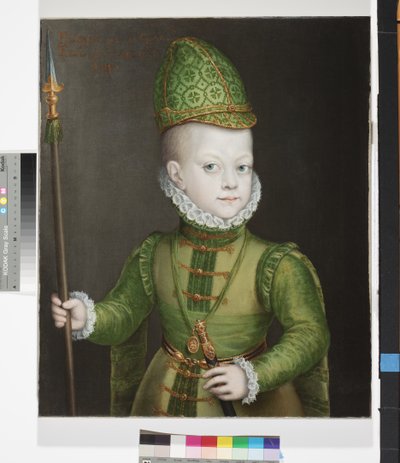 スペイン法廷での少年の肖像、1565-70年頃 作： Sofonisba Anguissola