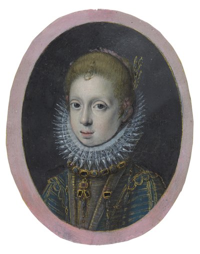 貴族の少女の肖像 1532-1625年頃 （水彩・ボディカラー） 作： Sofonisba Anguissola