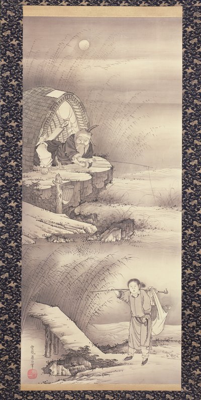 l u shang (Tai public network) from .1775 (紙にインク) 作： Soga Shohaku