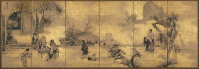 ワインカップの八仙 作： Soga Shohaku