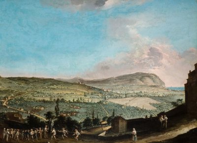イタリアの風景、1750-1800。 作： Soloman Delane