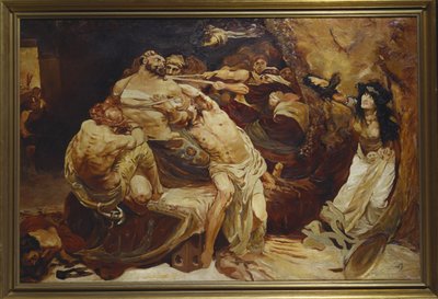 サムソンとデリラ 作： Solomon Joseph Solomon