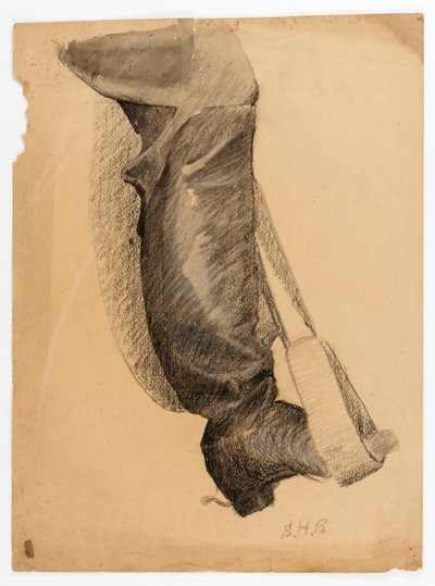 ブーツ、騎馬像のための習作 作： Solon H. Borglum