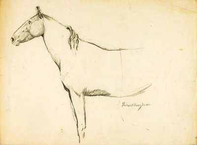 馬 作： Solon H. Borglum
