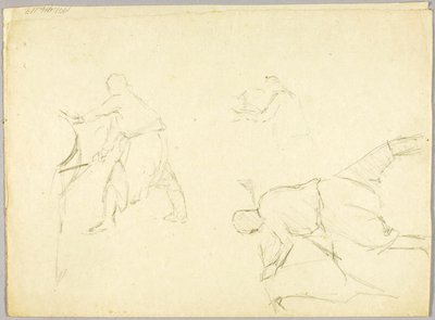 人と馬 作： Solon H. Borglum