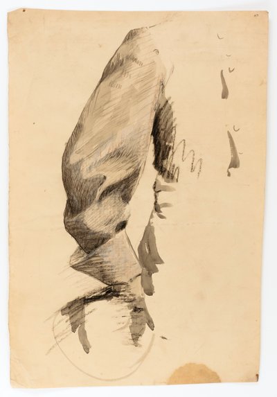 右腕と胴体、騎馬像のための習作 作： Solon H. Borglum