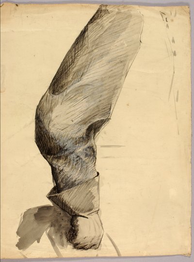 右腕、騎馬像のための習作 作： Solon H. Borglum