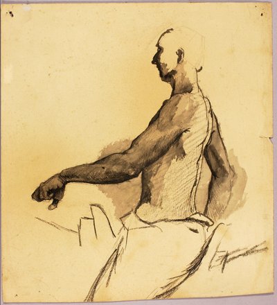 乗馬モニュメントのための習作 作： Solon H. Borglum