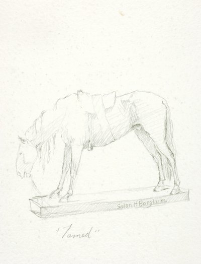 飼いならされた 作： Solon H. Borglum