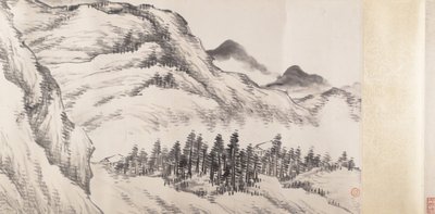 風景、1898 年。 作： Song Nian