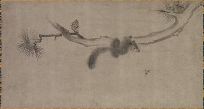 松の枝にリス 作： Song Tian