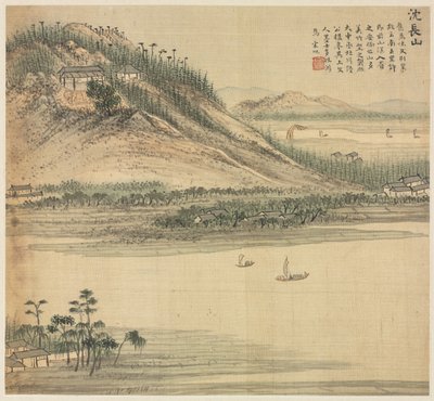 シェンチャン山、1500年代。 作： Song Xu