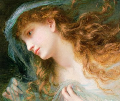 ニンフの頭 作： Sophie Gengembre Anderson