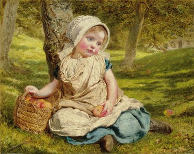 風雨（キャンバスに油彩） 作： Sophie Anderson