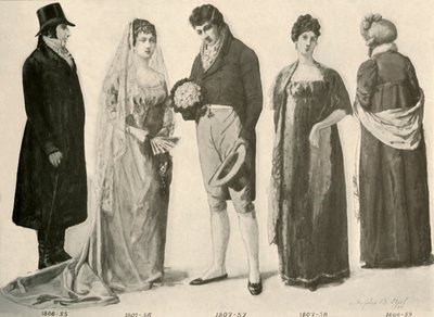 1800-1808、1903、1937年の服。 作： Sophie B. Steel