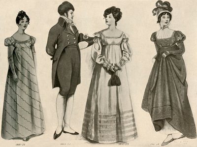 1800-1808、1903、1937年の服。 作： Sophie B. Steel