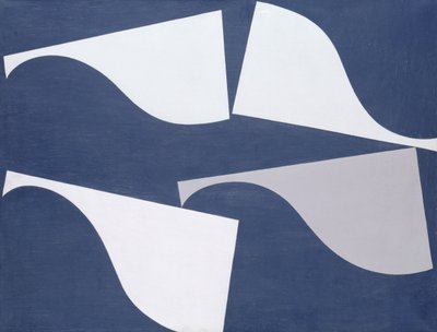 はためく形、1935 作： Sophie Taeuber Arp