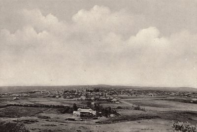 ブルームフォンテーンのパノラマ（モノクロ写真） 作： South African Photographer