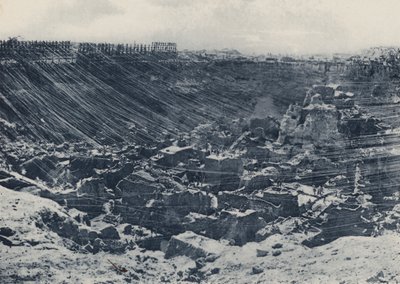 昔の風景、1874年のキンバリー鉱山（モノクロ写真 作： South African Photographer