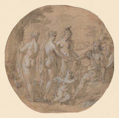 パリの審判 作： South German 17th Century