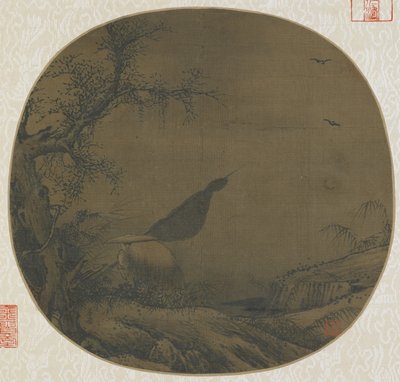 12世紀後半から13世紀初頭にかけて雪に覆われた帰郷の漁師 作： Southern Song Dynasty Chinese School