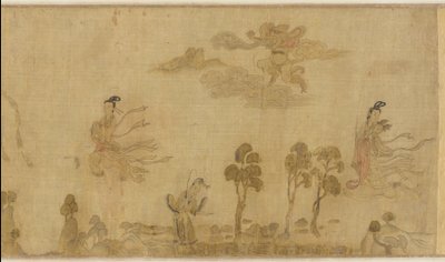 羅川のニンフ、12世紀半ばから13世紀半ば 作： Southern Song Dynasty Chinese School