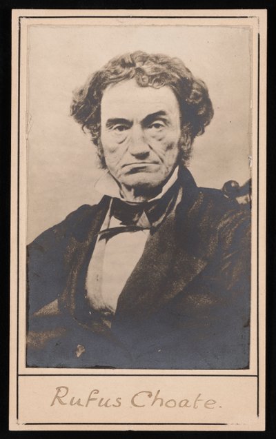 Rufus Choate 1799-1859 の肖像、1859 年以前。 作： Southworth and Hawes