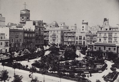 カディス：ゲラ・ヒメネス広場（モノクロ写真 作： Spanish Photographer