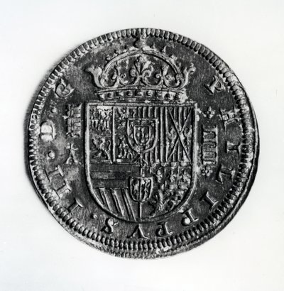 4フィリップ3世（銀）の治世からのレアレス硬貨 作： Spanish School