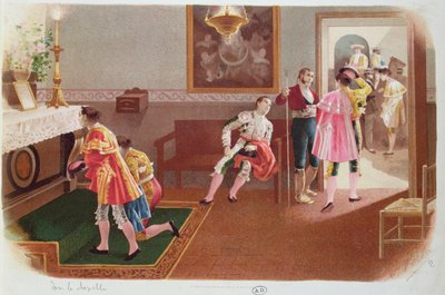 戦いの前にチャペルで祈る闘牛士、1900年頃 作： Spanish School