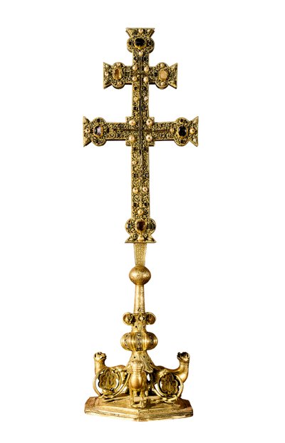 「ポンフェラーダ（スペイン）のテンプル騎士団の十字架「Cignum crucis 作： Spanish School