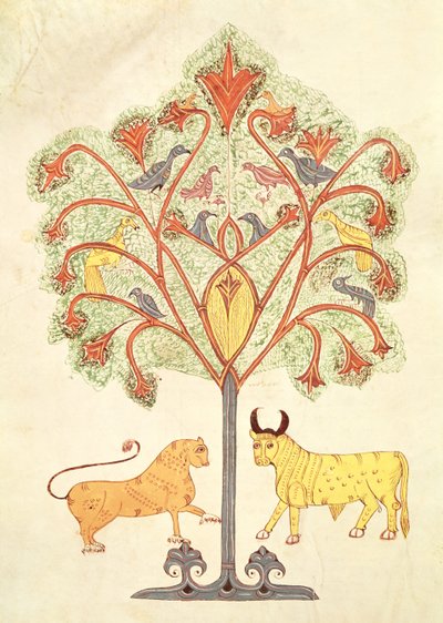 Fol.319v聖書モザラベのネブカドネザルの夢 作： Spanish School