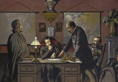 フランス-1851年12月2日の夜 作： Spanish School