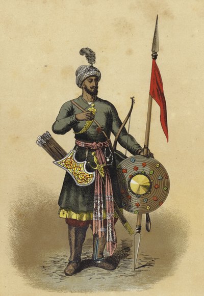 15世紀のインディアンの戦士 作： Spanish School