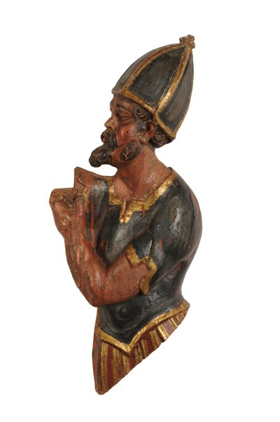 ライムウッド製「十字架の兵士の彫刻」（スペイン、1600年頃）（ライムウッド 作： Spanish School