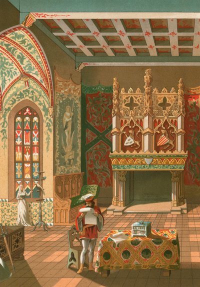 封建城のサロン 作： Spanish School