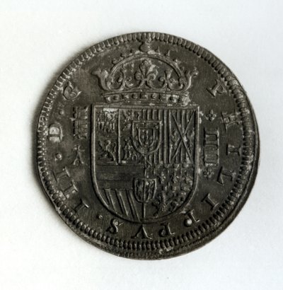 スペインとポルトガル（1578-1621）のiフィリップ3世の治世から4レアルのシルバークラウンコイン（シルバー） 作： Spanish School