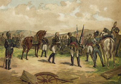 デュポン将軍降伏、バイレンの戦い、スペイン、1808 作： Spanish School