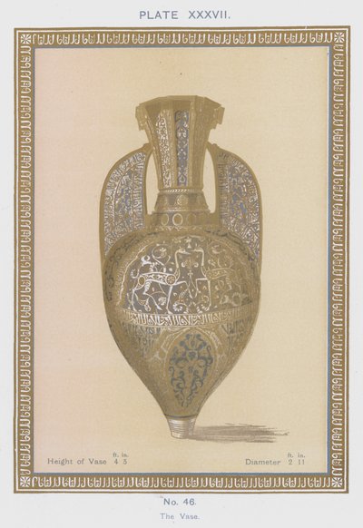 The Vase（カラーリトグラフ 作： Spanish School