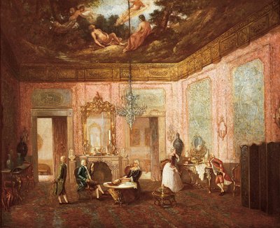 バレンシアの城の内部からの眺め。匿名の絵画。19世紀。バレンシアサン・ピオ5世美術博物館。 作： Spanish School